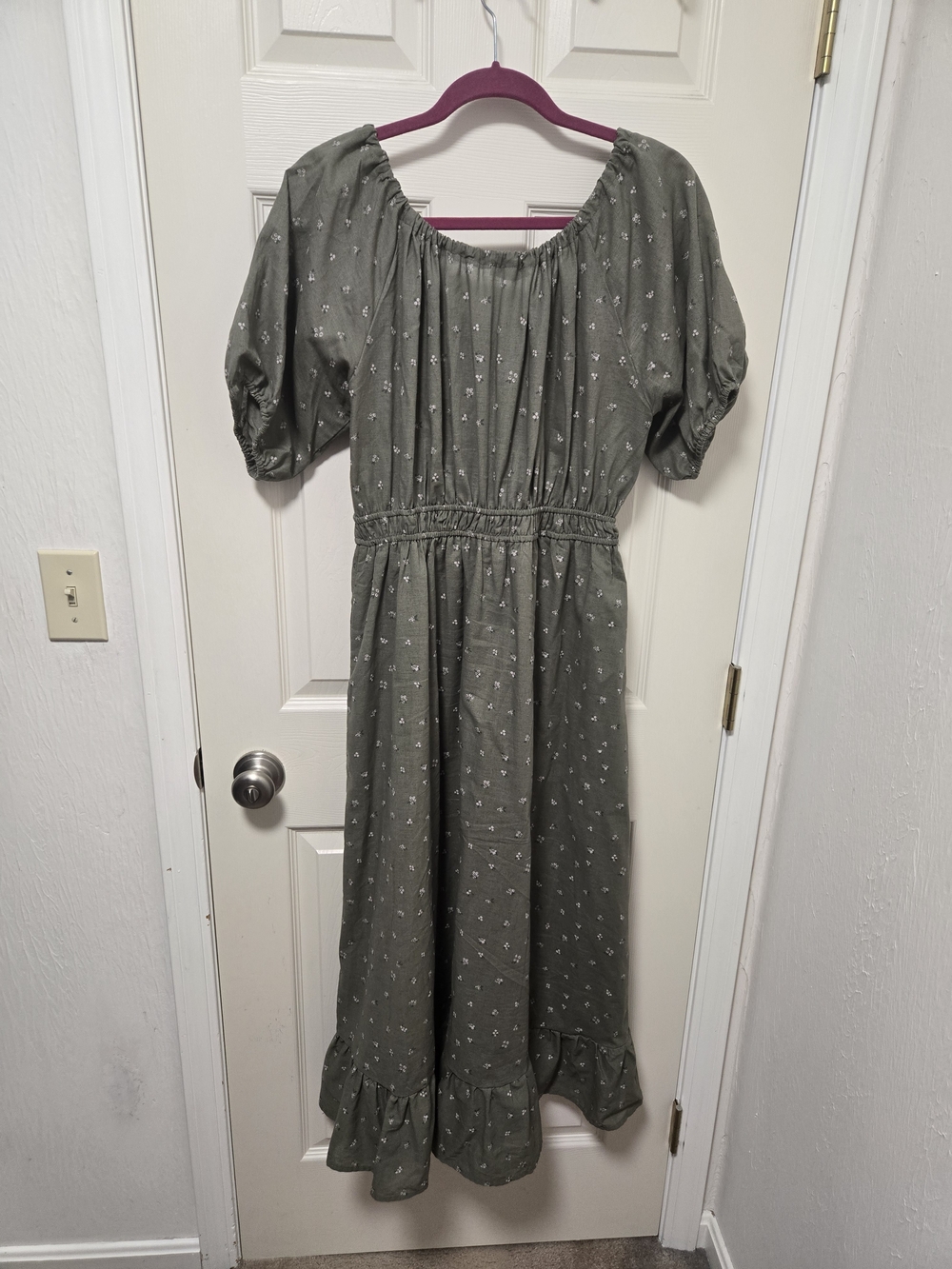 Neuflora Spring Hill Dress In Sage Floral Size Large - Picture 5 of 9